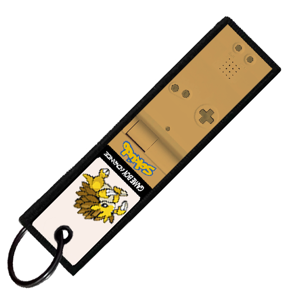 "SANDSLASH GAMEBOY" CUSTOM KEY TAG