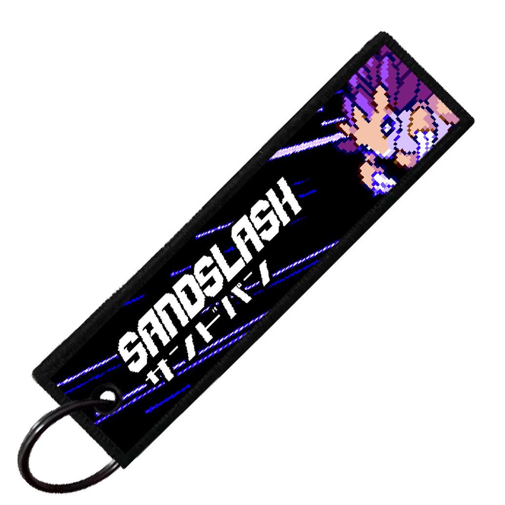 "JAPANESE SANDSLASH" CUSTOM KEY TAG