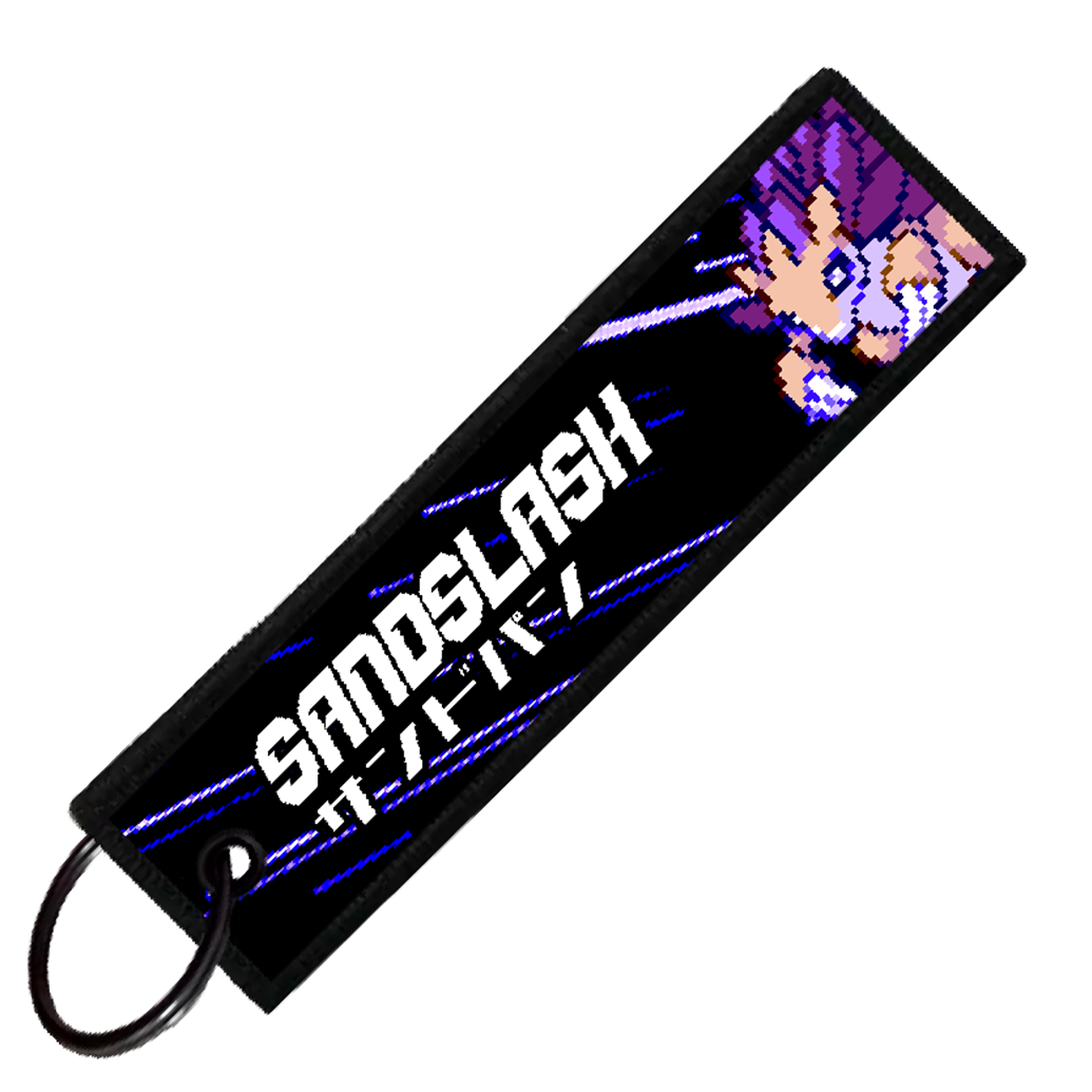 "JAPANESE SANDSLASH" CUSTOM KEY TAG