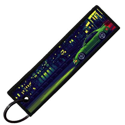 "300SX PIXEL SIDE PROFILES" CUSTOM KEY TAG