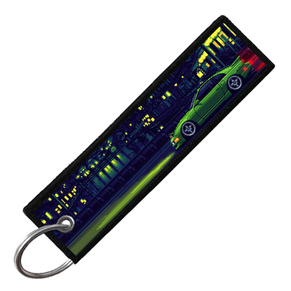 "300SX PIXEL SIDE PROFILES" CUSTOM KEY TAG