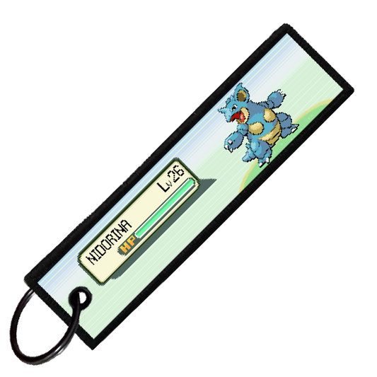 "NIDOQUEEN BATTLE ENCOUNTER" CUSTOM KEY TAG