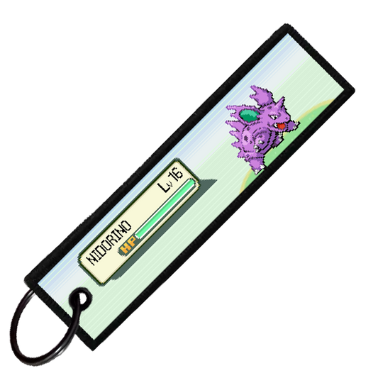 "NIDORINO BATTLE ENCOUNTER" CUSTOM KEY TAG