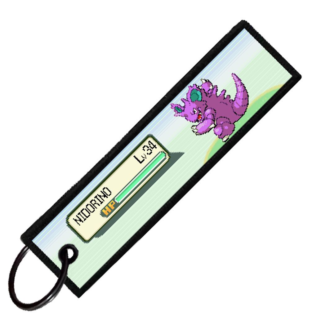 "NIDOKING BATTLE ENCOUNTER" CUSTOM KEY TAG