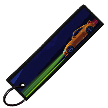 "350Z PIXEL SIDE PROFILES" CUSTOM KEY TAG