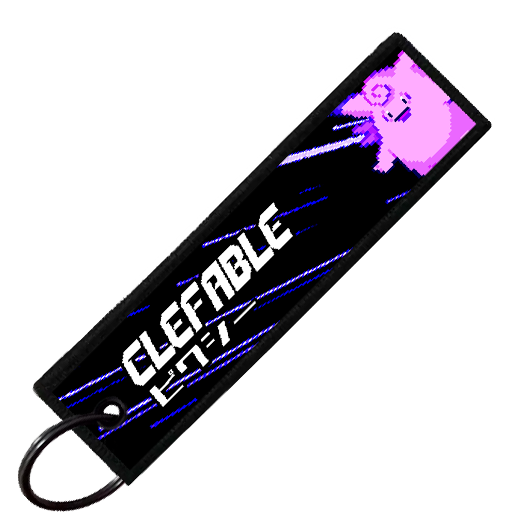 "JAPANESE CLEFABLE" CUSTOM KEY TAG