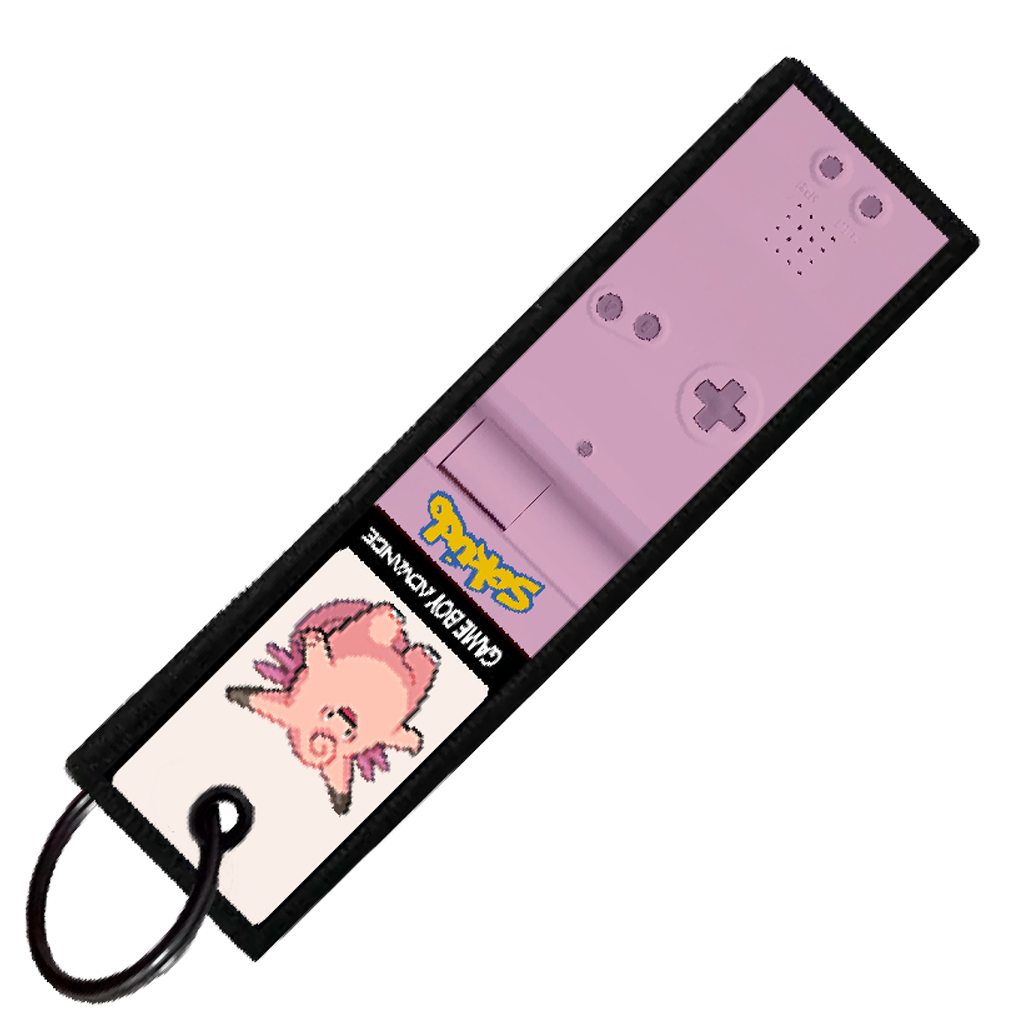 "CLEFABLE GAMEBOY" CUSTOM KEY TAG