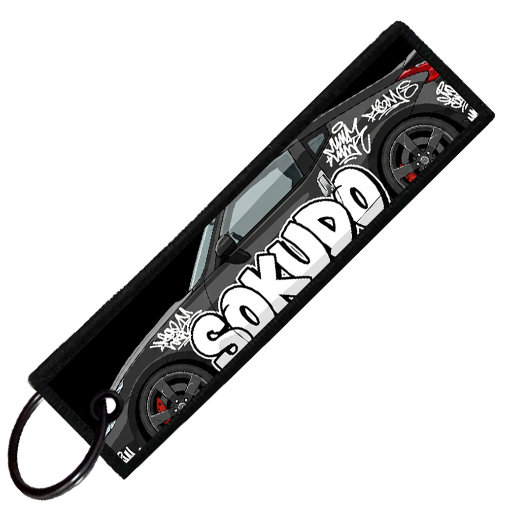 "NISSAN 370Z GRAFFITI GARAGE" Custom Key Tag