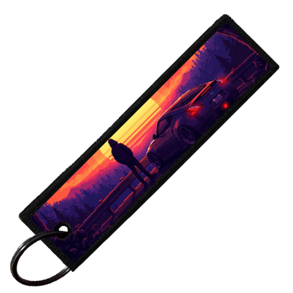 "370Z SLAMMED SUNSET" CUSTOM KEY TAG