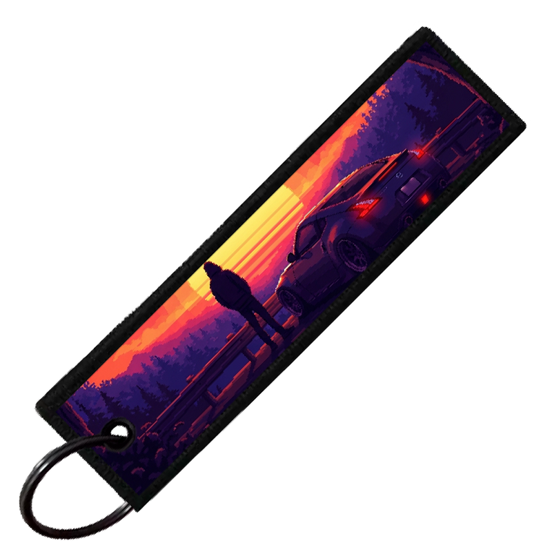 "370Z SLAMMED SUNSET" CUSTOM KEY TAG