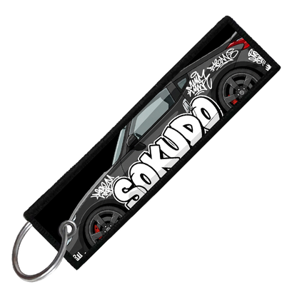 "NISSAN 370Z GRAFFITI GARAGE" Custom Key Tag