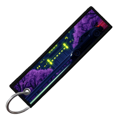 "370Z PIXEL SIDE PROFILES" CUSTOM KEY TAG