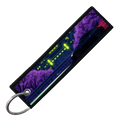 "370Z PIXEL SIDE PROFILES" CUSTOM KEY TAG