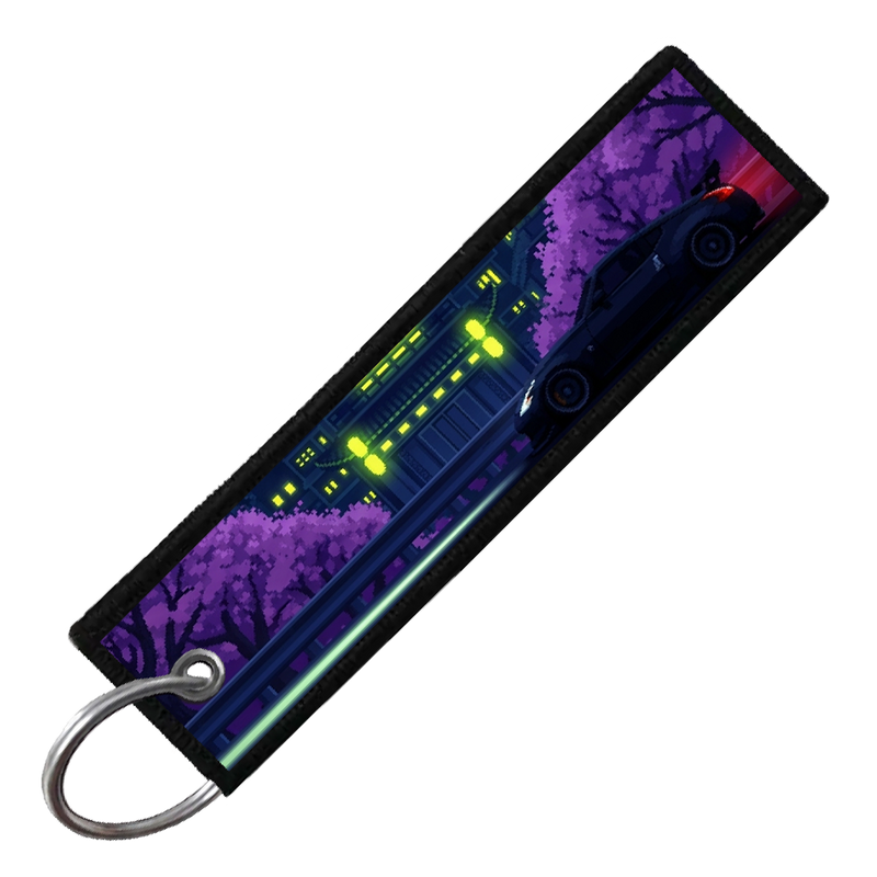 "370Z PIXEL SIDE PROFILES" CUSTOM KEY TAG