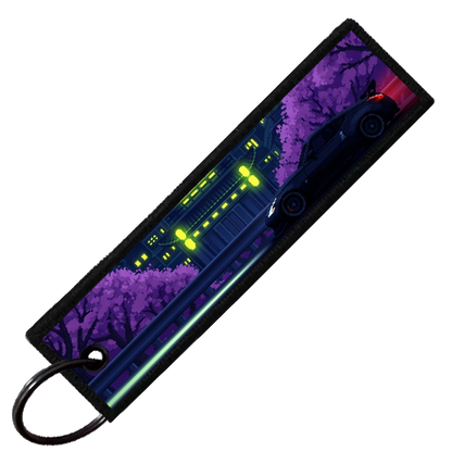 "370Z PIXEL SIDE PROFILES" CUSTOM KEY TAG