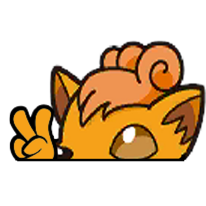 "VULPIX HEAD" WINDOW PEEKER