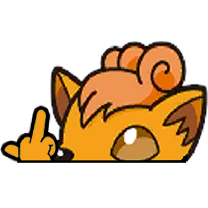 "VULPIX HEAD" WINDOW PEEKER