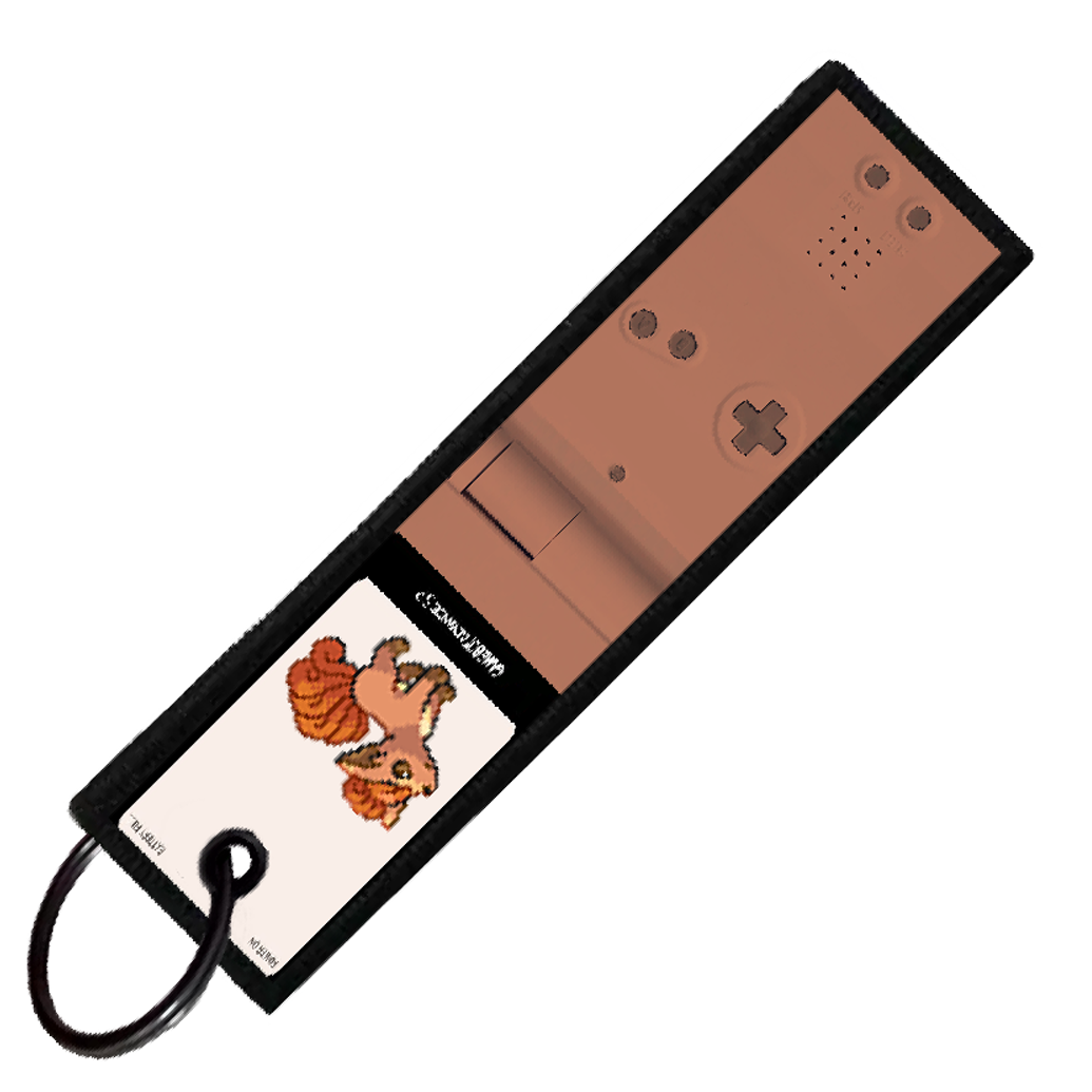 "VULPIX GAMEBOY" CUSTOM KEY TAG