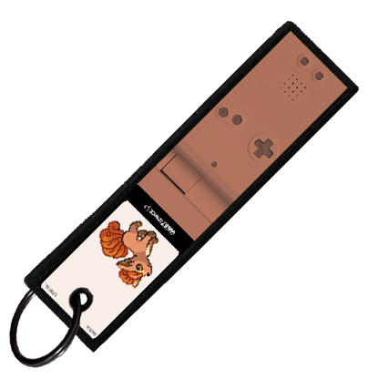 "VULPIX GAMEBOY" CUSTOM KEY TAG