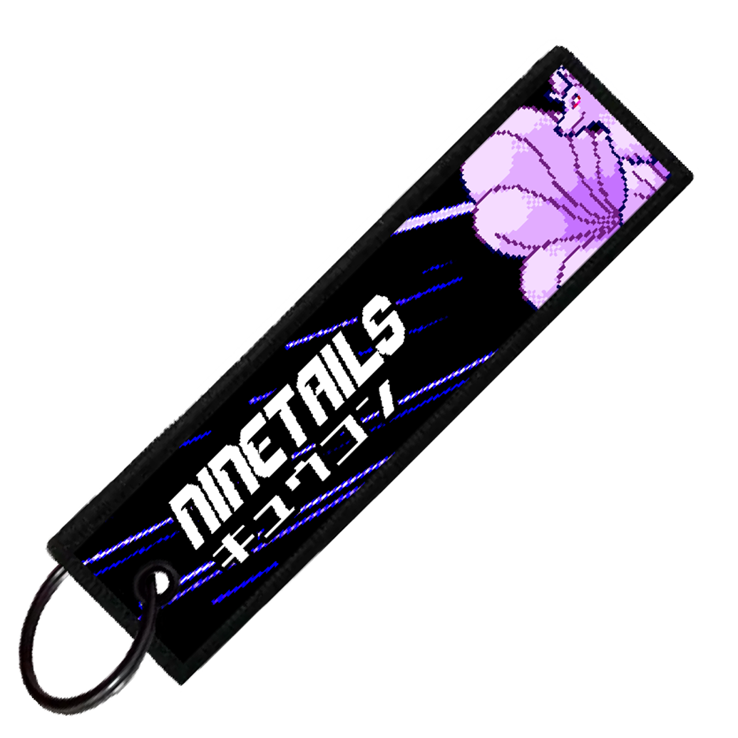 "JAPANESE NINETALES" CUSTOM KEY TAG