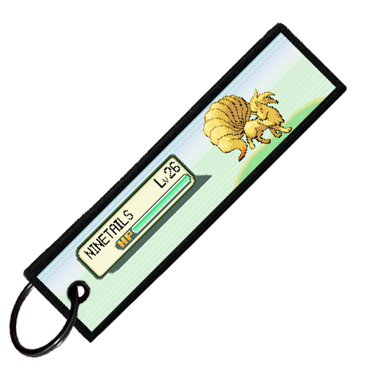 "NINETALES BATTLE ENCOUNTER" CUSTOM KEY TAG