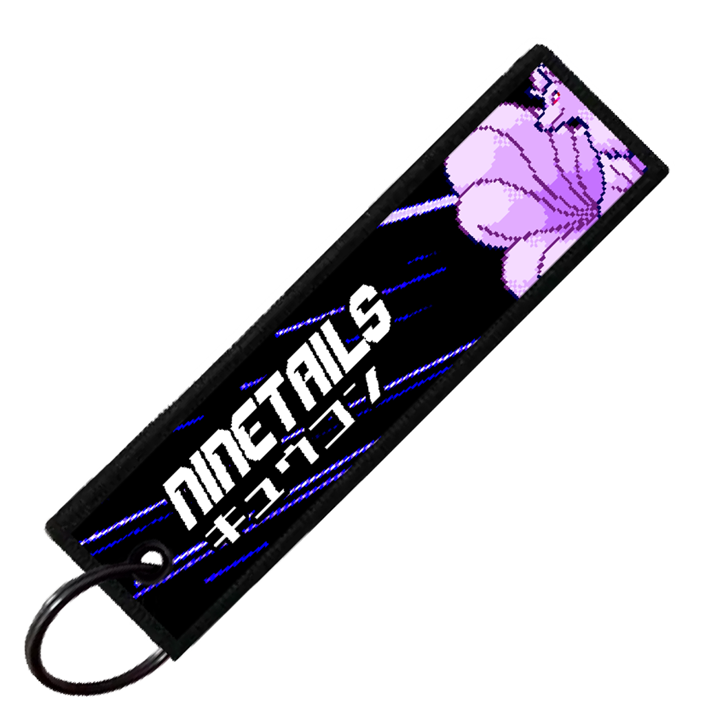 "JAPANESE NINETALES" CUSTOM KEY TAG