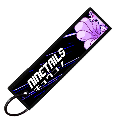 "JAPANESE NINETALES" CUSTOM KEY TAG