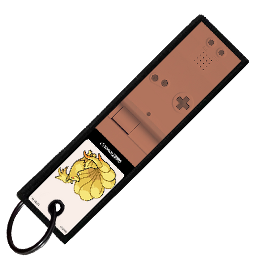 "NINETALES GAMEBOY" CUSTOM KEY TAG