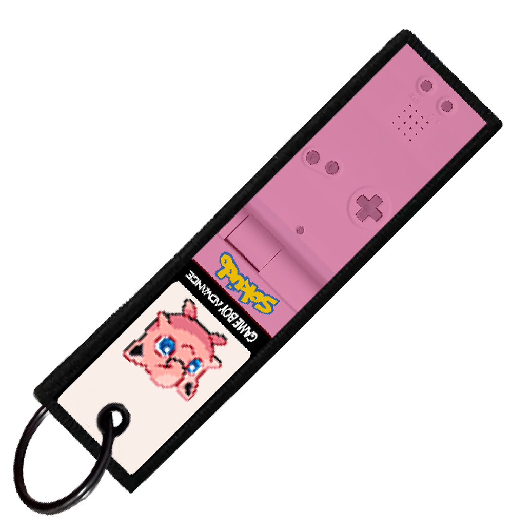 "JIGGLYPUFF GAMEBOY" CUSTOM KEY TAG