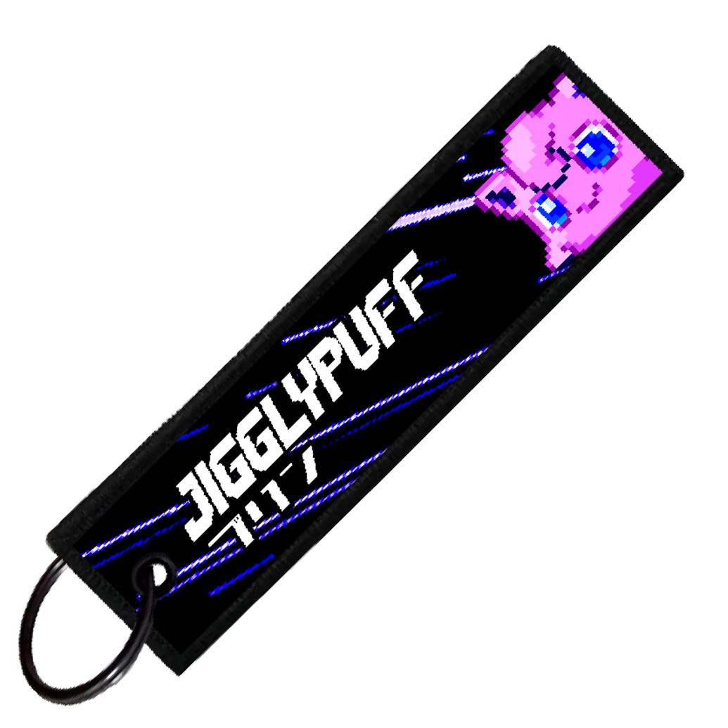 "JAPANESE JIGGLYPUFF" CUSTOM KEY TAG