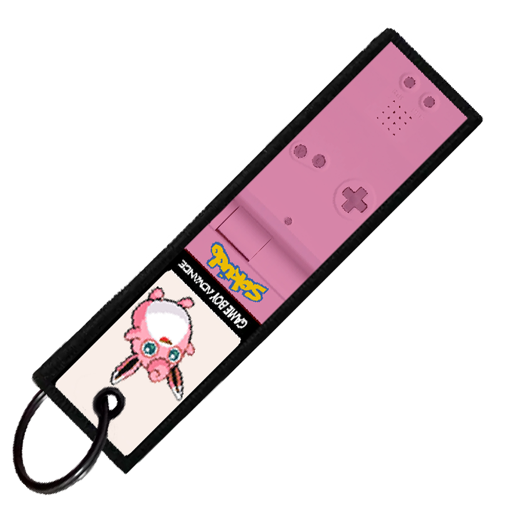 "WIGGLYTUFF GAMEBOY" CUSTOM KEY TAG