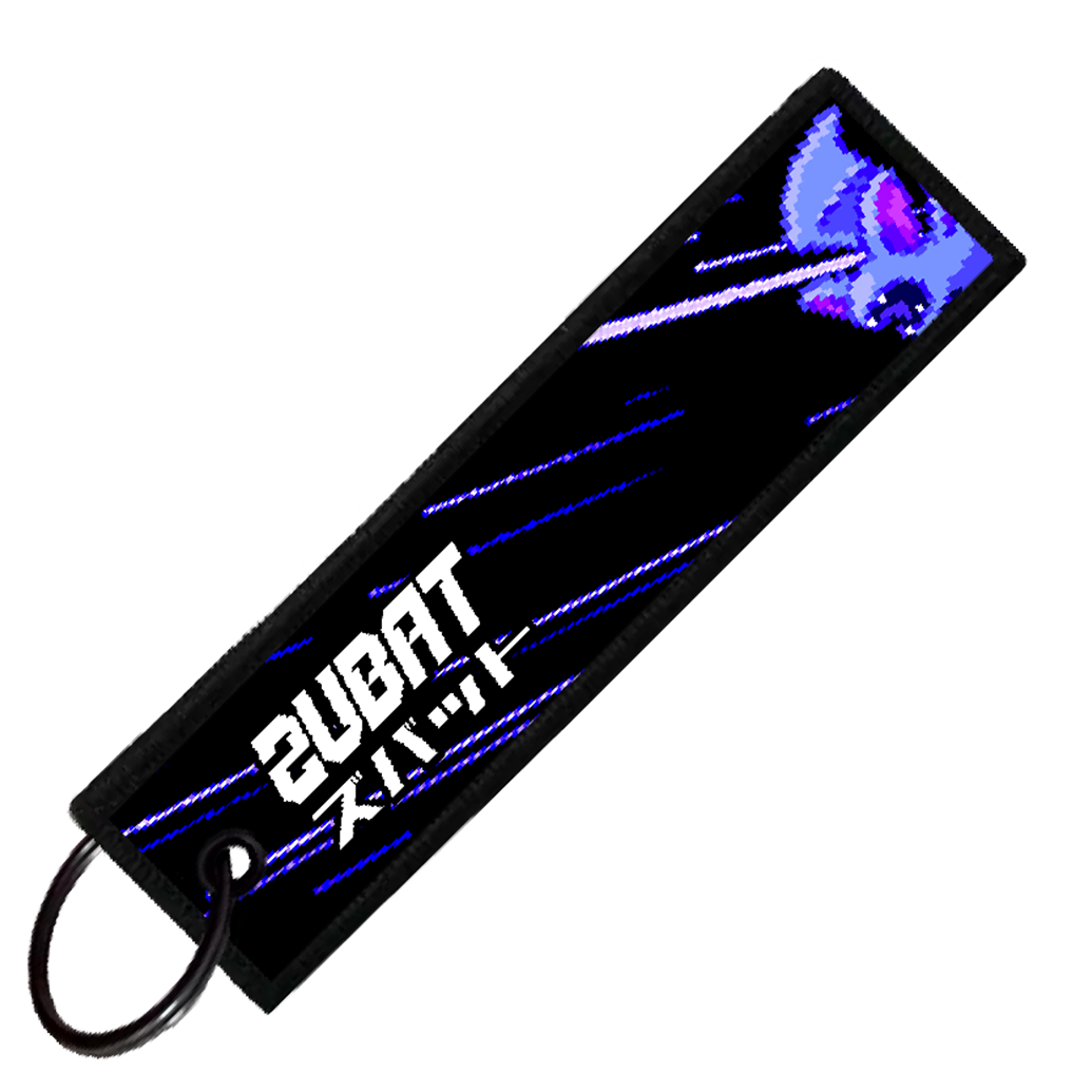 "JAPANESE ZUBAT" CUSTOM KEY TAG