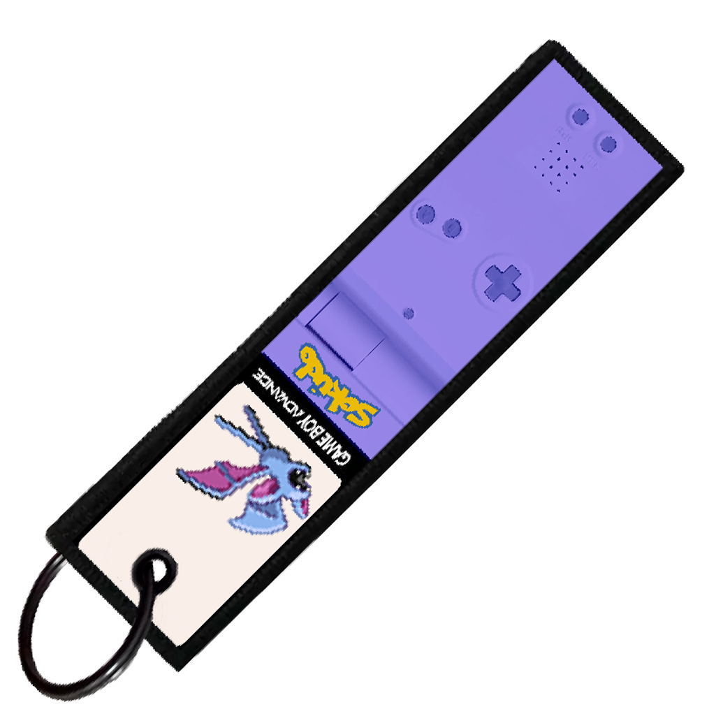 "ZUBAT GAMEBOY" CUSTOM KEY TAG