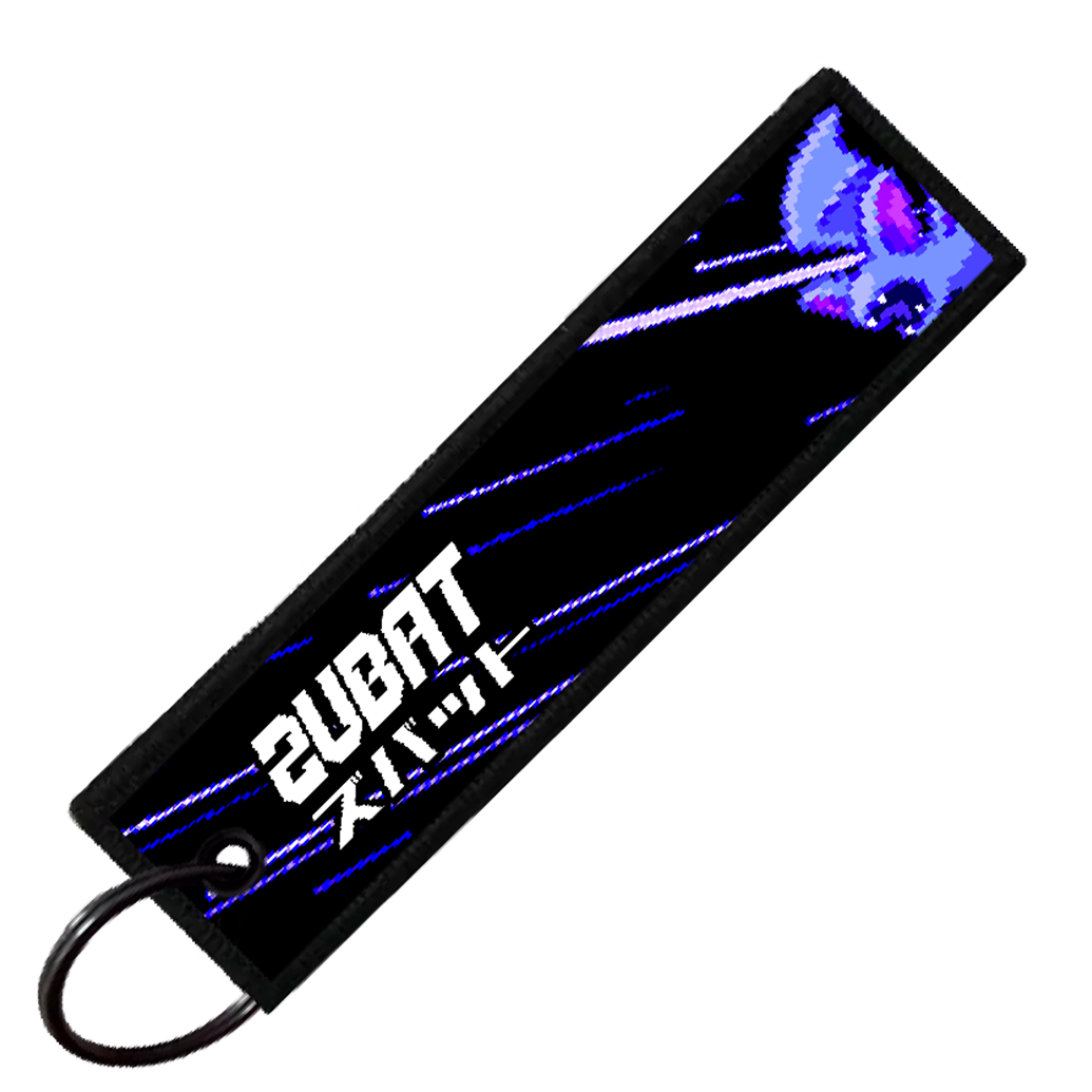 "JAPANESE ZUBAT" CUSTOM KEY TAG