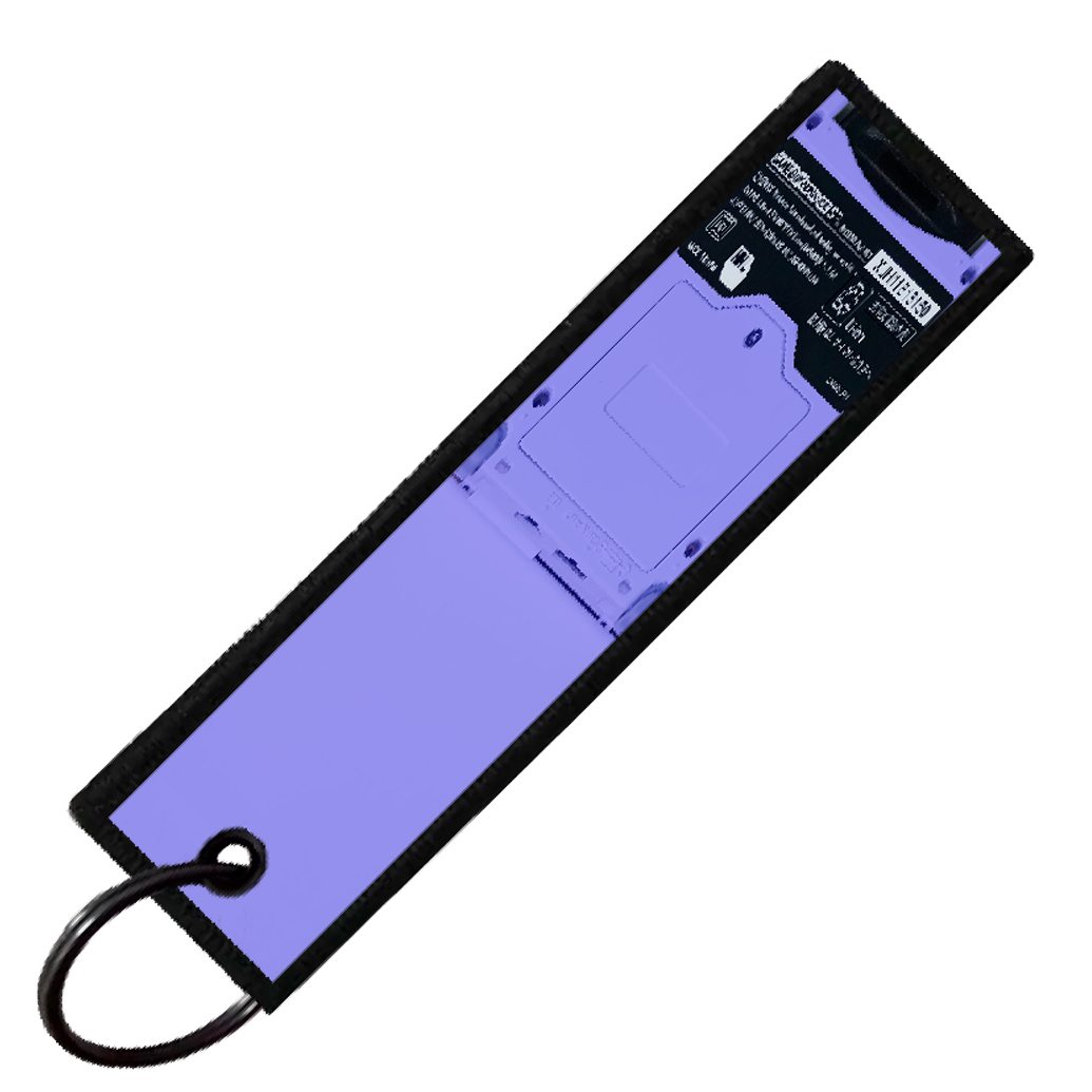 "ZUBAT GAMEBOY" CUSTOM KEY TAG