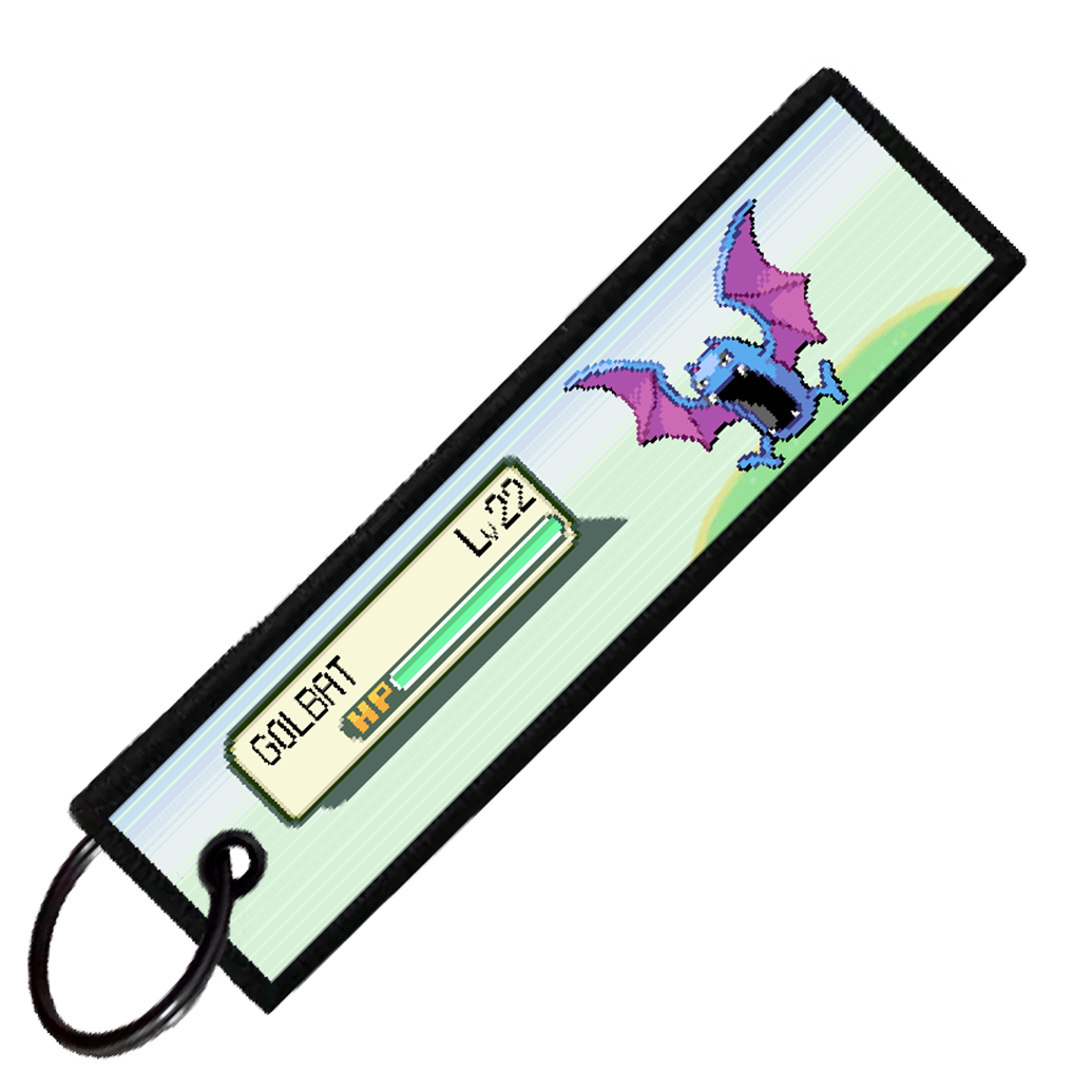 "GOLBAT BATTLE ENCOUNTER" CUSTOM KEY TAG