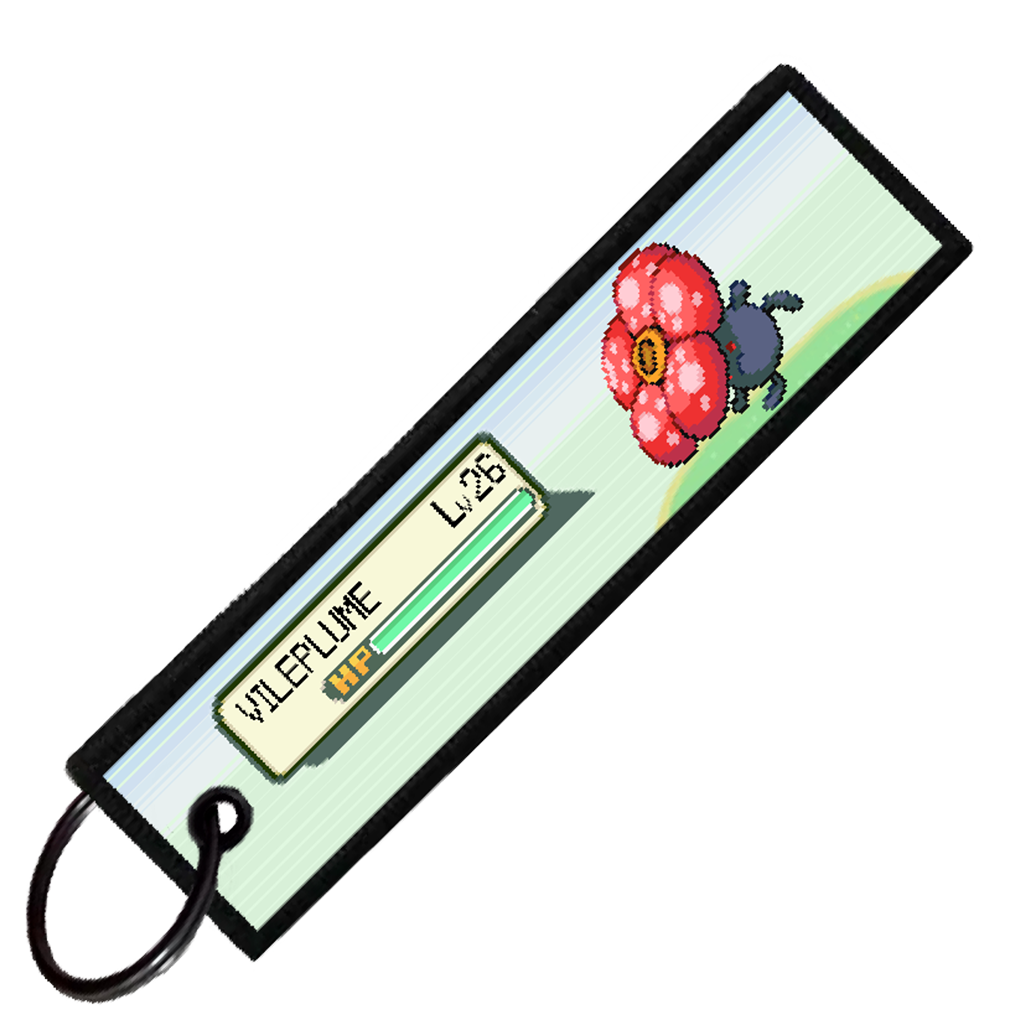 "VILEPLUME BATTLE ENCOUNTER" CUSTOM KEY TAG