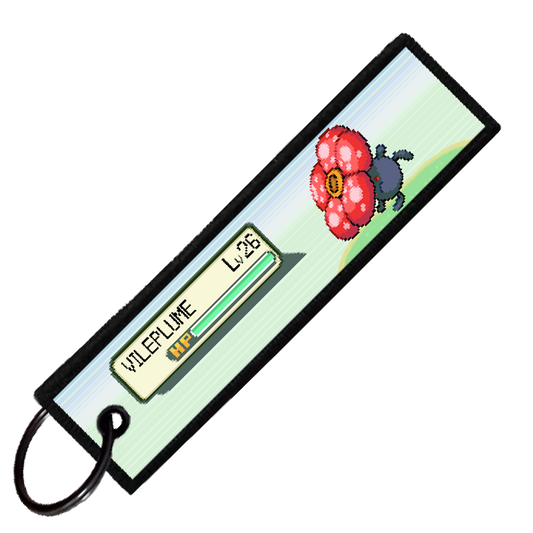"VILEPLUME BATTLE ENCOUNTER" CUSTOM KEY TAG