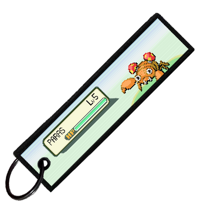 "PARAS BATTLE ENCOUNTER" CUSTOM KEY TAG