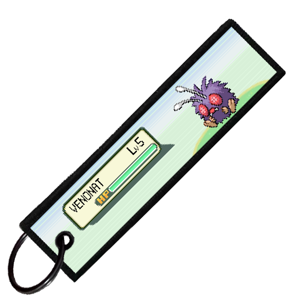 "VENONAT BATTLE ENCOUNTER" CUSTOM KEY TAG