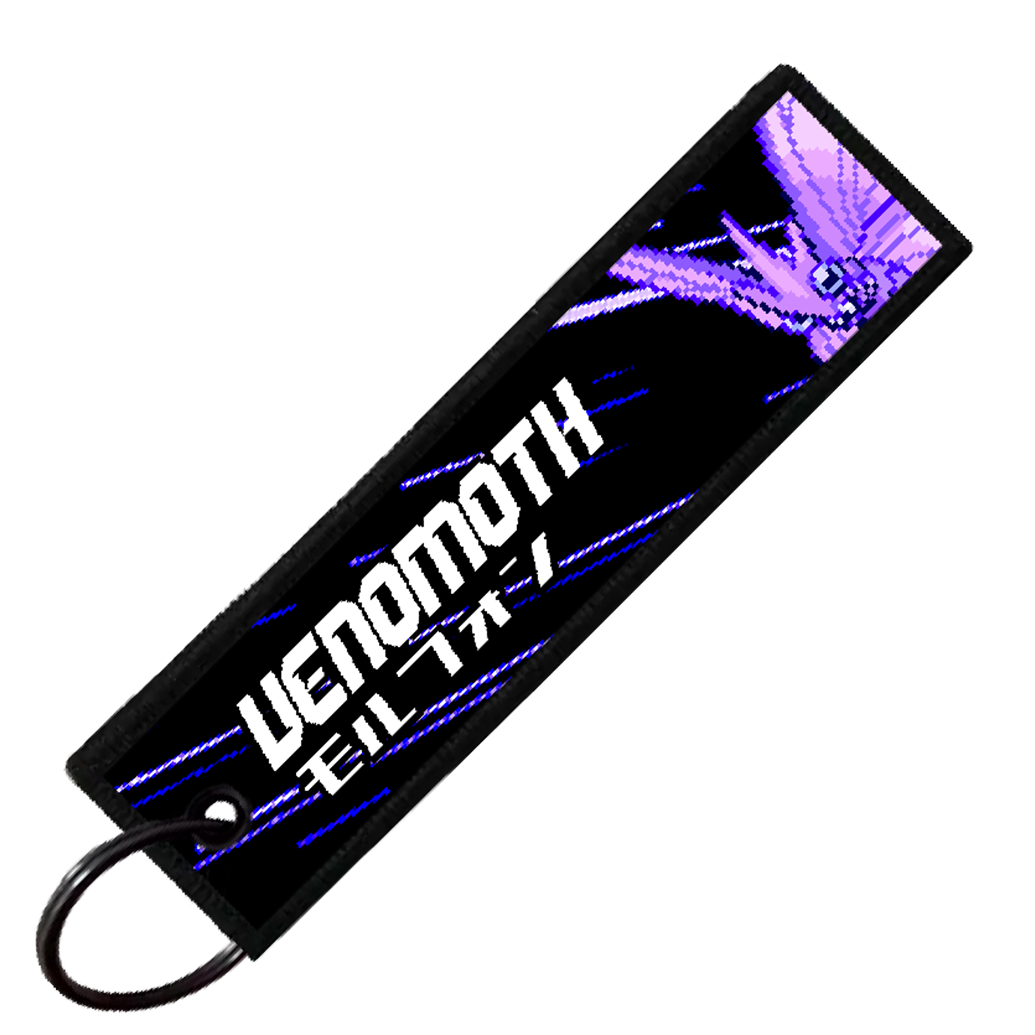 "JAPANESE VENOMOTH" CUSTOM KEY TAG