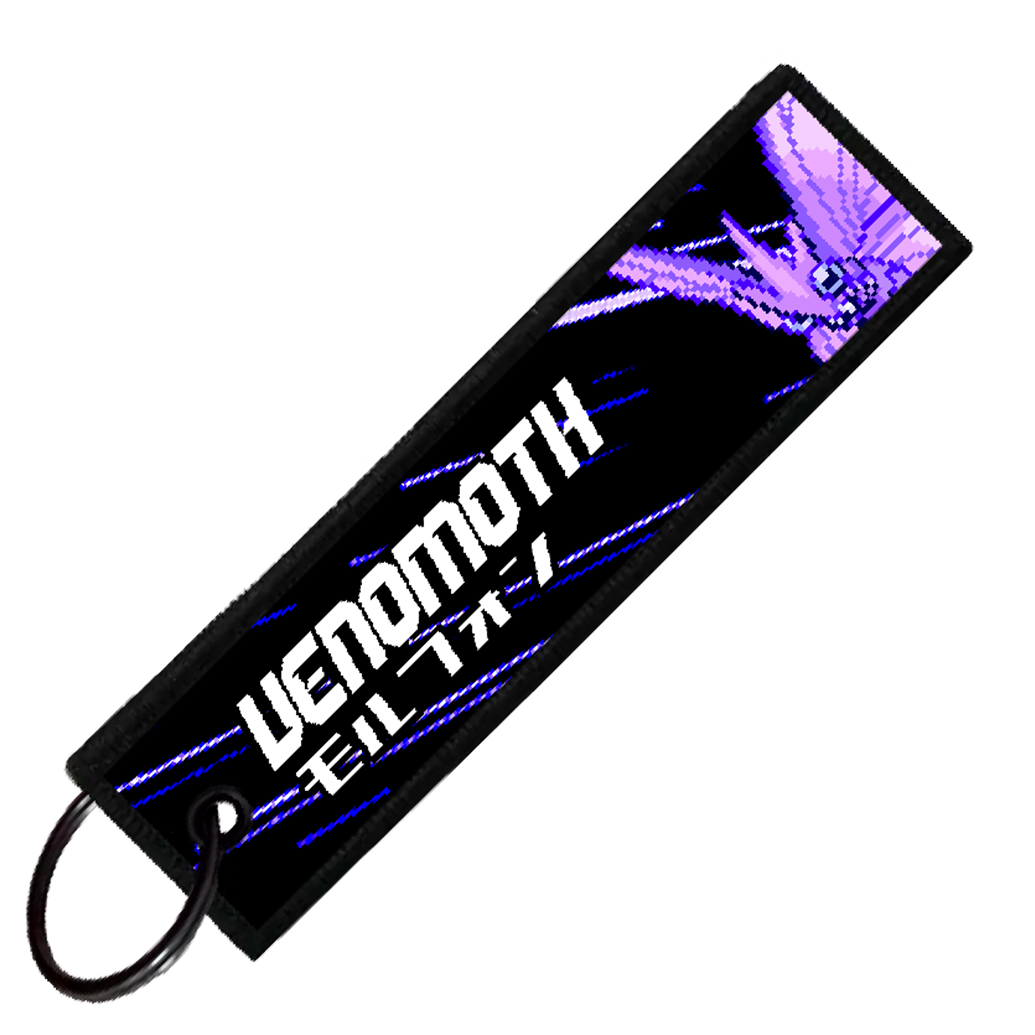"JAPANESE VENOMOTH" CUSTOM KEY TAG
