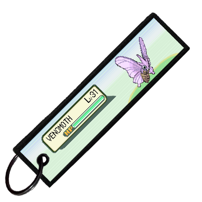 "VENOMOTH BATTLE ENCOUNTER" CUSTOM KEY TAG