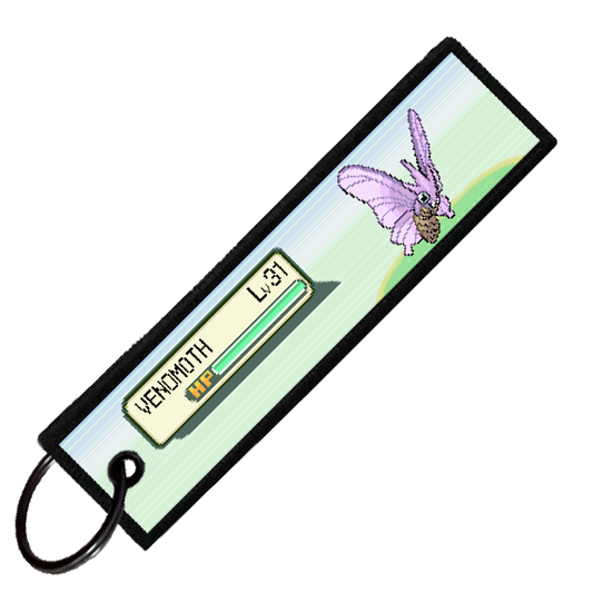 "VENOMOTH BATTLE ENCOUNTER" CUSTOM KEY TAG