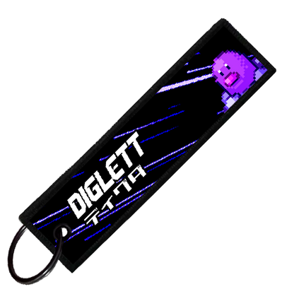 "JAPANESE DIGLETT" CUSTOM KEY TAG