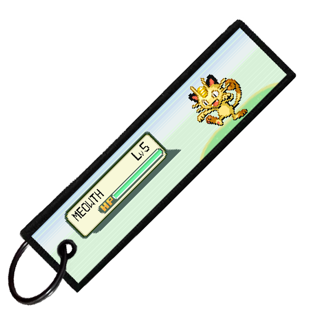"MEOWTH BATTLE ENCOUNTER" CUSTOM KEY TAG