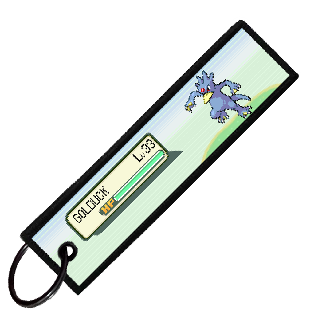 "GOLDUCK BATTLE ENCOUNTER" CUSTOM KEY TAG