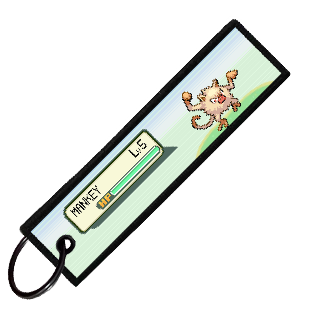 "MANKEY BATTLE ENCOUNTER" CUSTOM KEY TAG