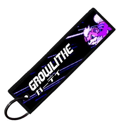 "JAPANESE GROWLITHE" CUSTOM KEY TAG