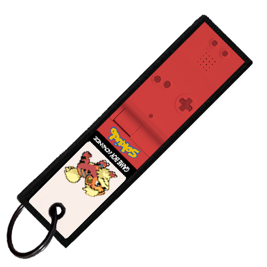 "GROWLITHE GAMEBOY" CUSTOM KEY TAG